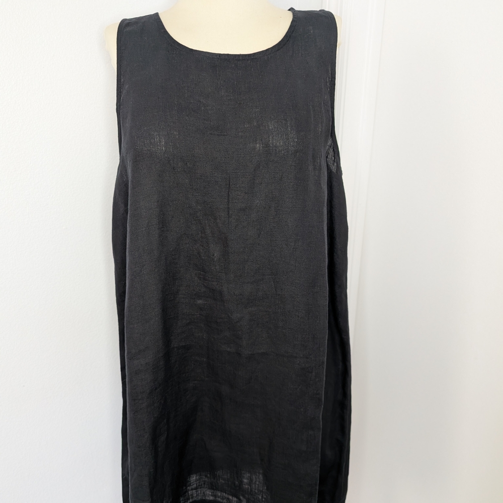 J. Crew Black Midi Dress